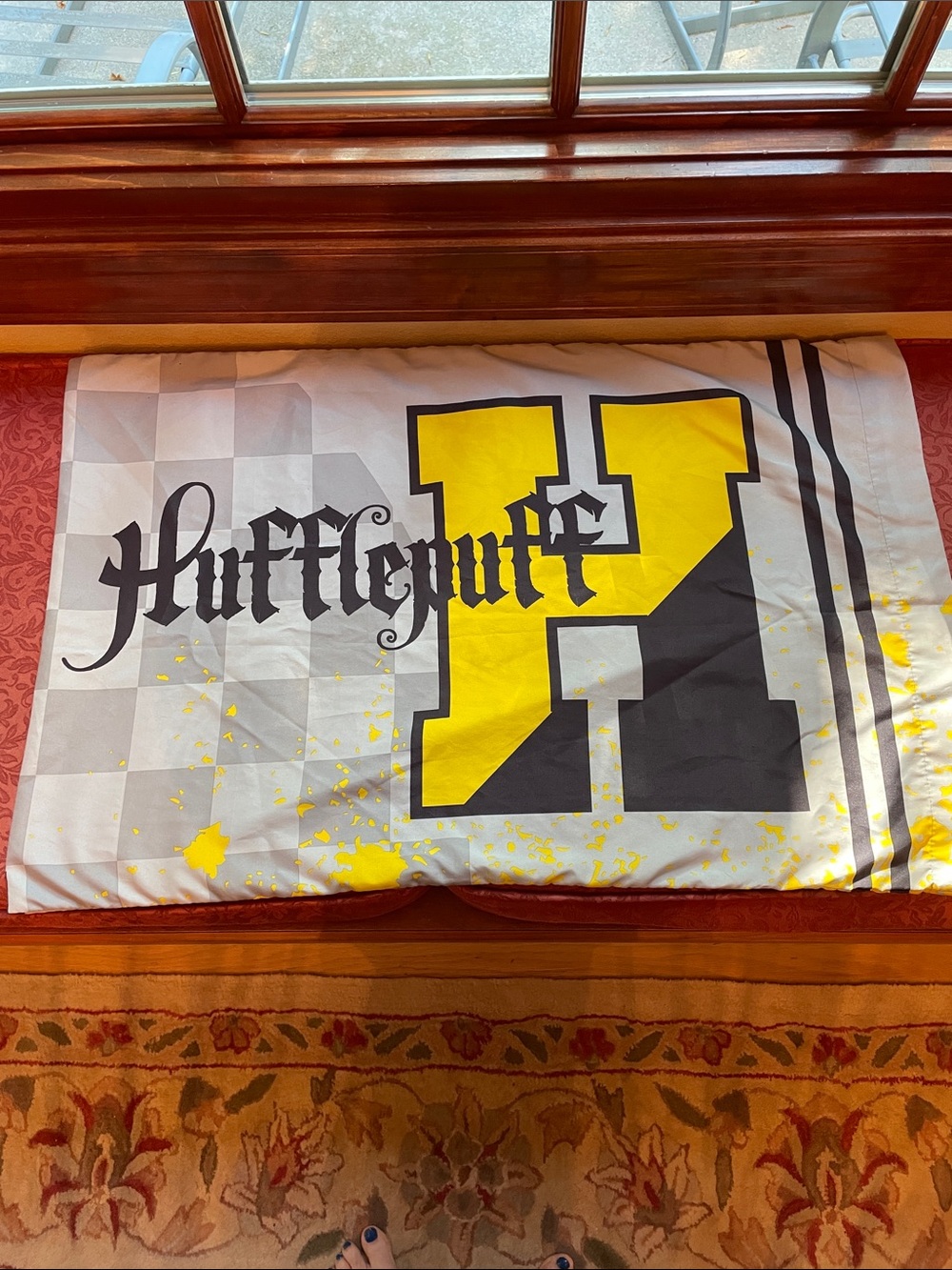Harry Potter Hufflepuff pillowcase used